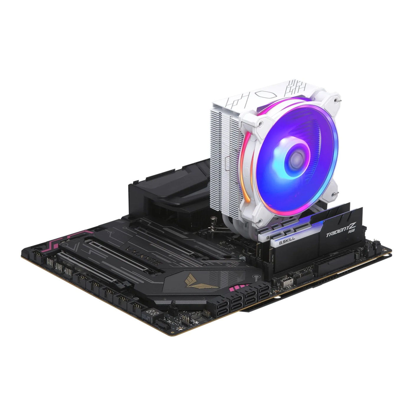 Купить Процессорный кулер Cooler Master Hyper 212 Halo White (RR-S4WW-20PA-R1) - фото 13