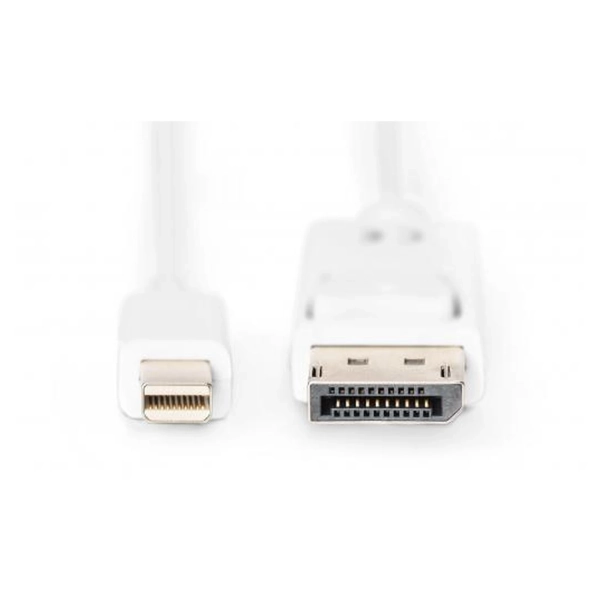 Купити Кабель ASSMANN miniDP-DP, 1.0м, білий (AK-340102-010-W) - фото 2