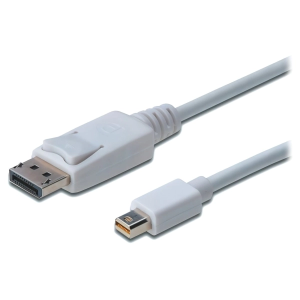 Купити Кабель ASSMANN miniDP-DP, 1.0м, білий (AK-340102-010-W) - фото 3