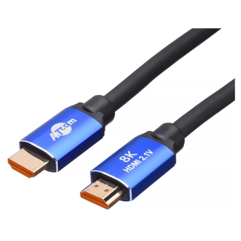 Купити Кабель ATcom HDMI-HDMI VER2.1, Real 8K 48Gbps, 8K@60Hz/4K@120Hz, 5m (88855) - фото 1