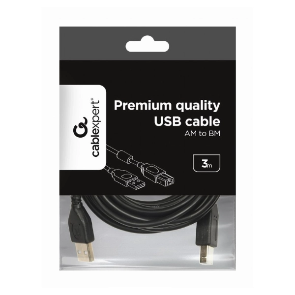 Купить Кабель Cablexpert CCF-USB2-AMBM-10 ferite 3M USB 2.0 premium - фото 3