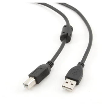 Купить Кабель Cablexpert CCF-USB2-AMBM-6, премиум качество USB 2.0 A-папа/B-папа, 1.8 м, с ферритовыми сердцевинами - фото 1