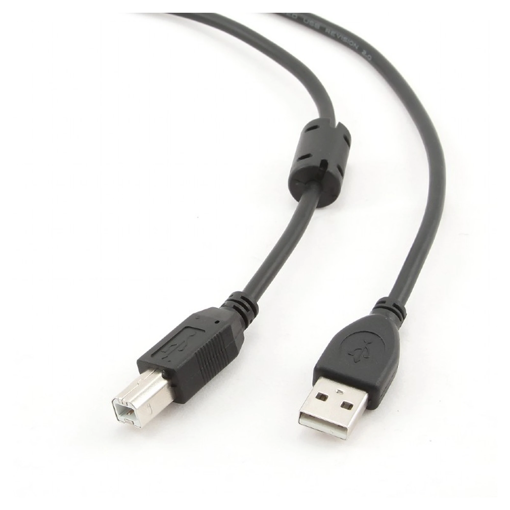 Купить Кабель Cablexpert CCF-USB2-AMBM-6, премиум качество USB 2.0 A-папа/B-папа, 1.8 м, с ферритовыми сердцевинами - фото 1