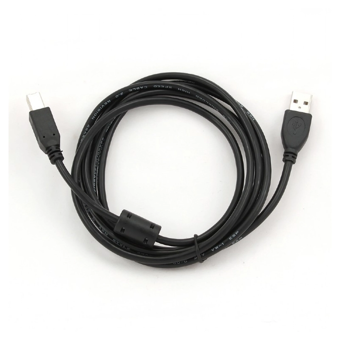 Купить Кабель Cablexpert CCF-USB2-AMBM-6, премиум качество USB 2.0 A-папа/B-папа, 1.8 м, с ферритовыми сердцевинами - фото 3