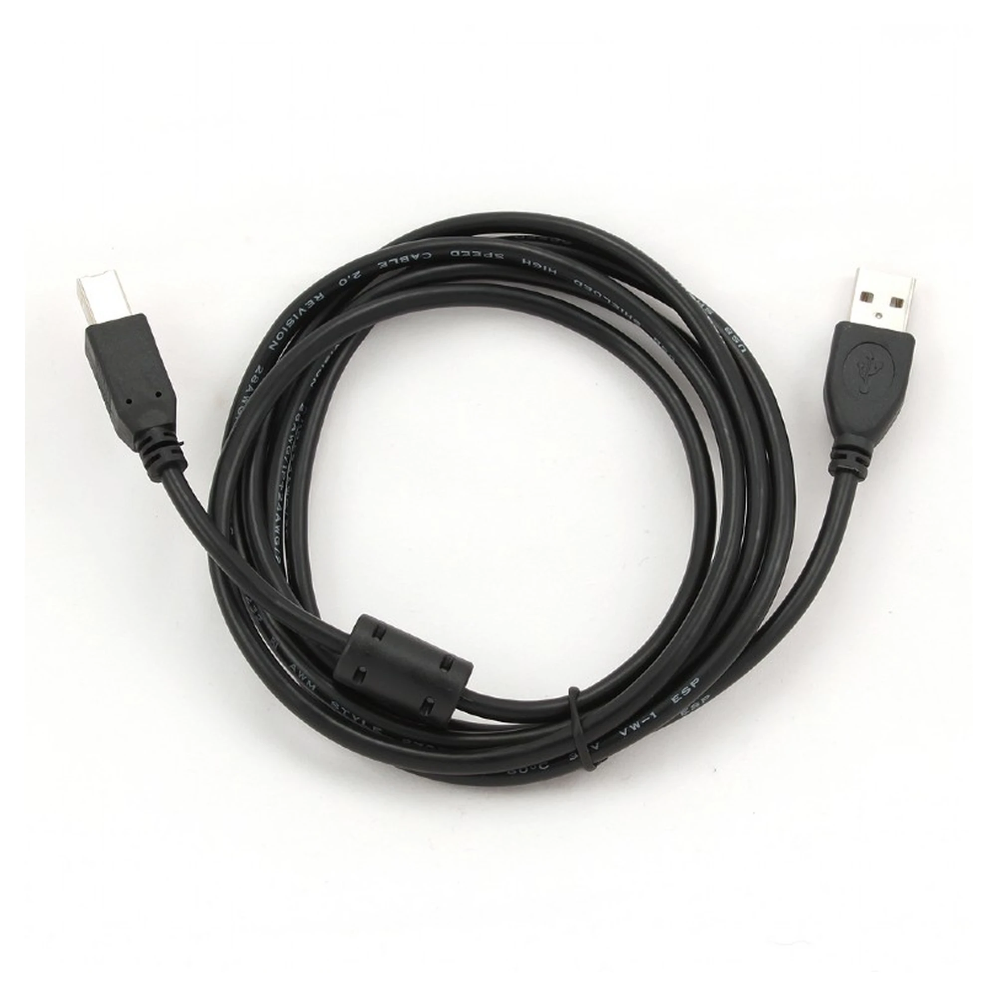 Купить Кабель Cablexpert CCF-USB2-AMBM-6, премиум качество USB 2.0 A-папа/B-папа, 1.8 м, с ферритовыми сердцевинами - фото 3