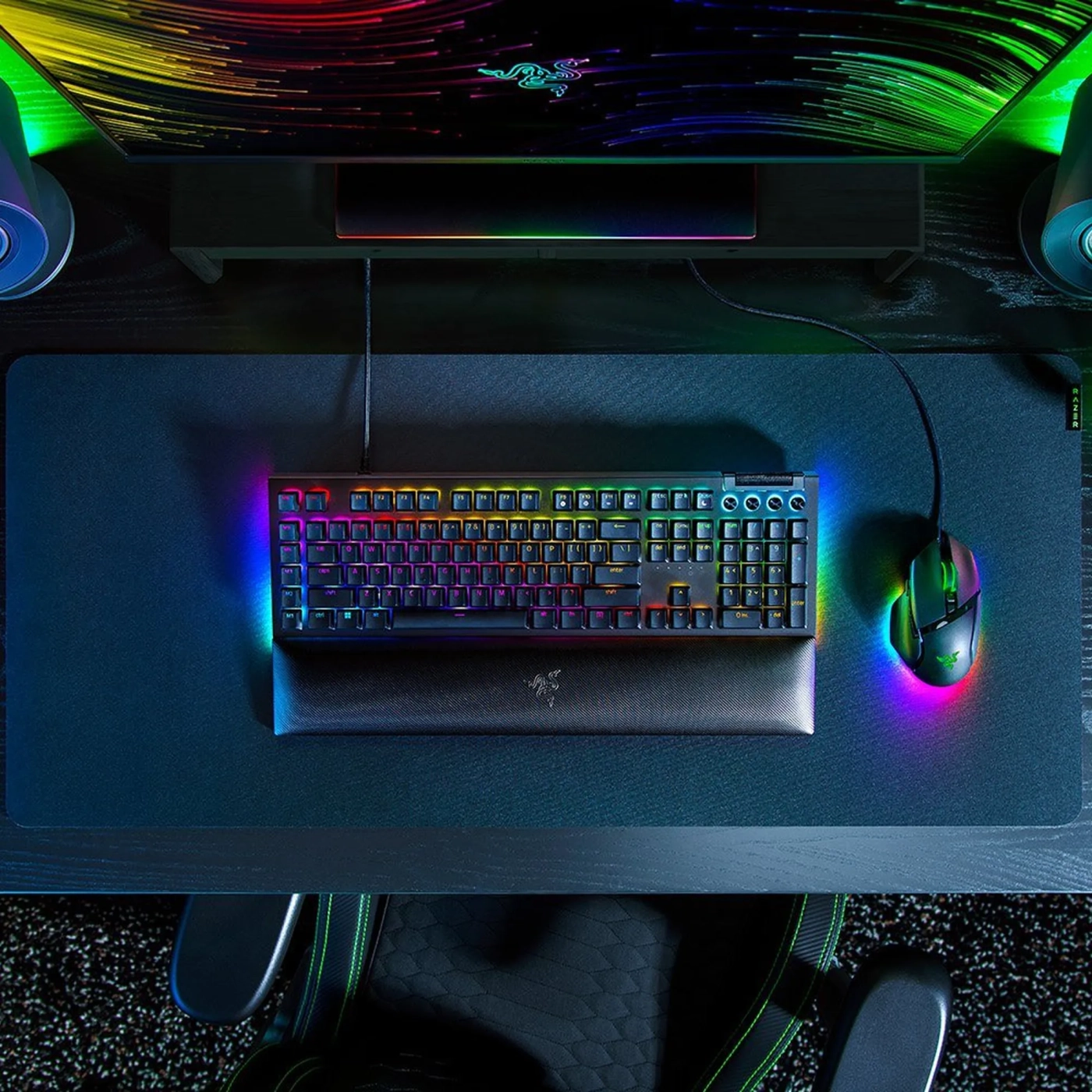 Купить Клавиатура RAZER BlackWidow V4 Green Switch RU (RZ03-04690100-R3M1) - фото 7