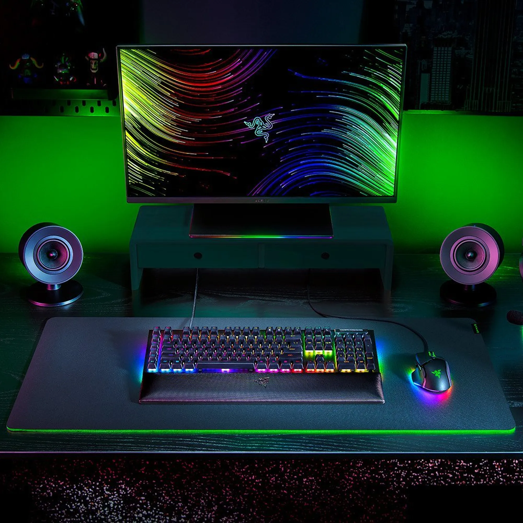 Купить Клавиатура RAZER BlackWidow V4 Green Switch RU (RZ03-04690100-R3M1) - фото 8