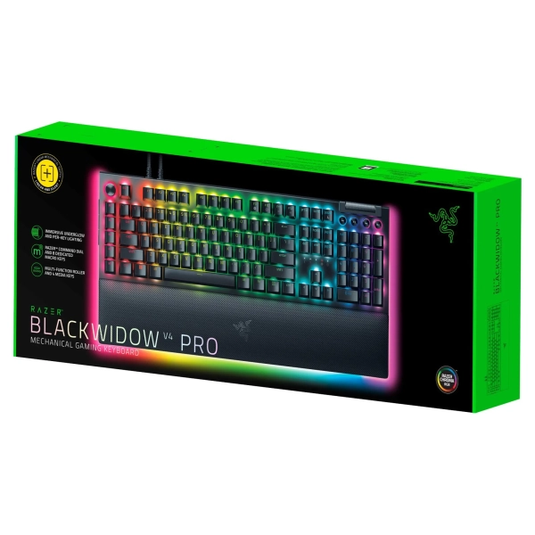 Купити Клавіатура RAZER BlackWidow V4 Pro Yellow Switch (RZ03-04681800-R3M1) - фото 7