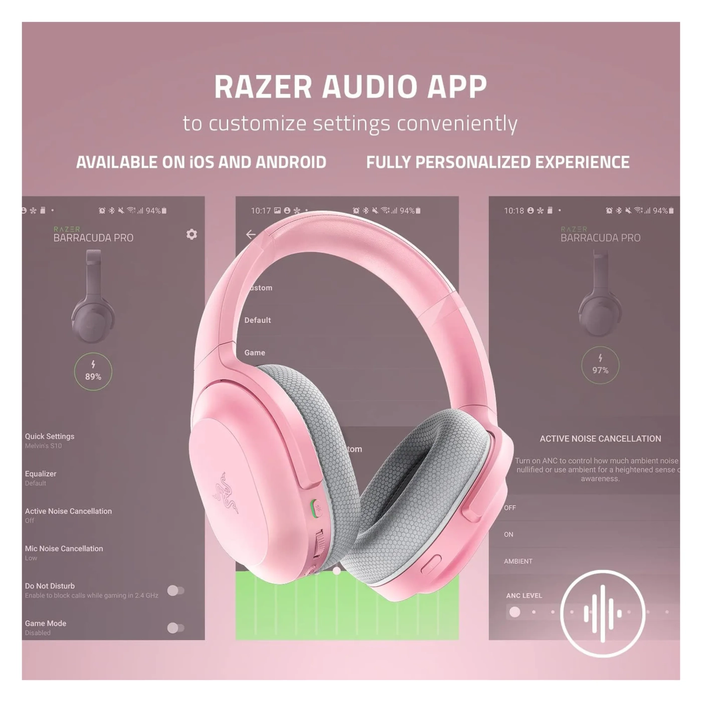 Купить Наушники RAZER Barracuda Quartz (RZ04-03790300-R3M1) - фото 7