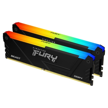 Купить Модуль памяти Kingston Fury Beast RGB DDR4-3200 32GB (2x16GB) (KF432C16BB12AK2/32) - фото 1