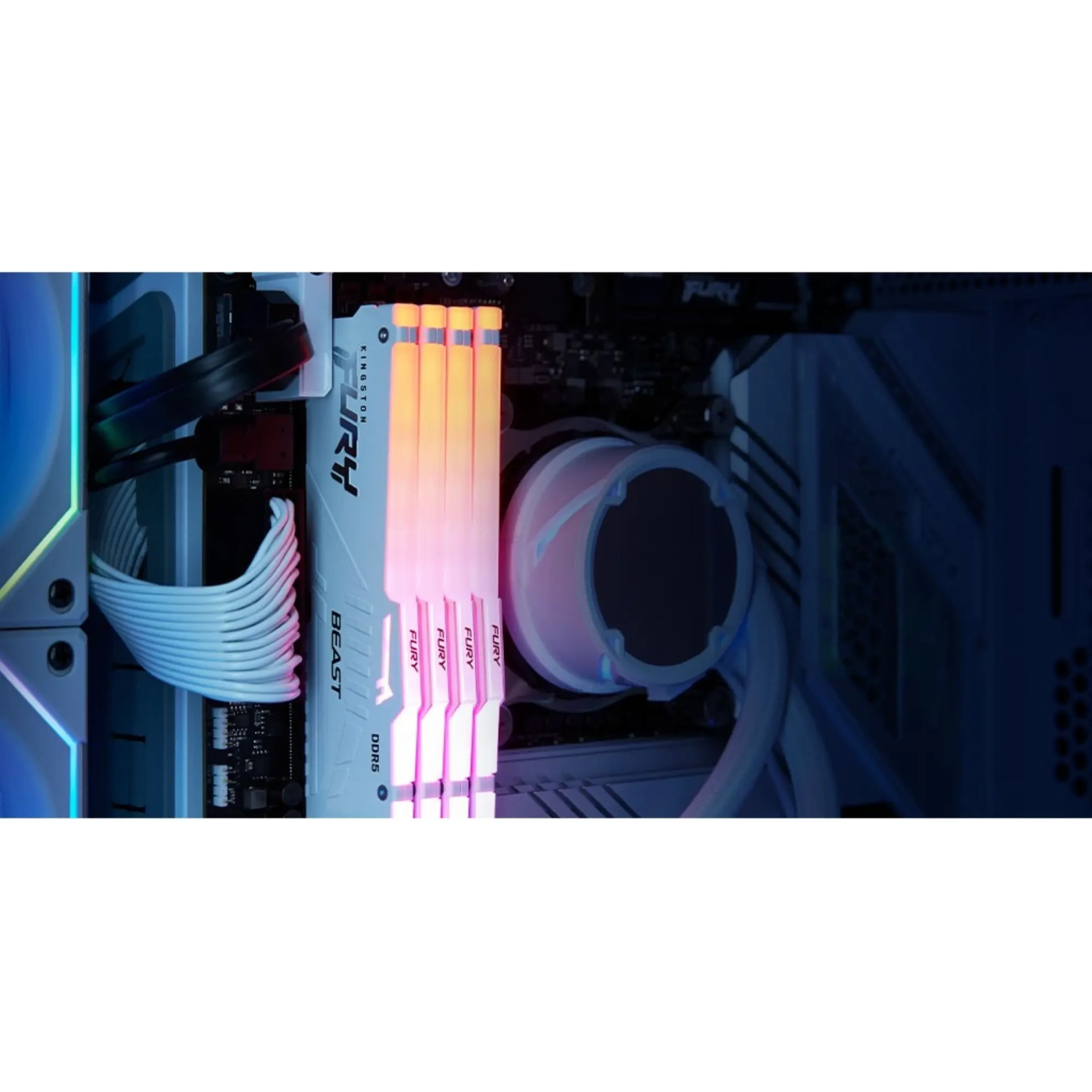 Купить Модуль памяти Kingston Fury Beast RGB Black DDR5-5200 16GB (2x8GB) (KF552C36BBEAK2-16) - фото 6