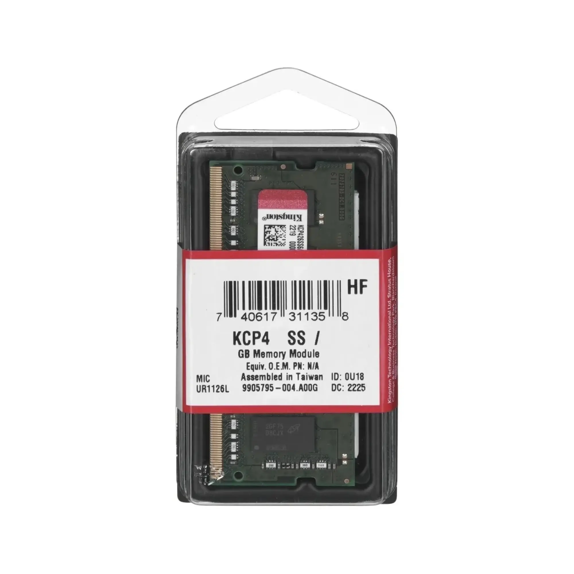Купить Модуль памяти Kingston DDR4-2666 SODIMM 8GB (KCP426SS6/8) - фото 4