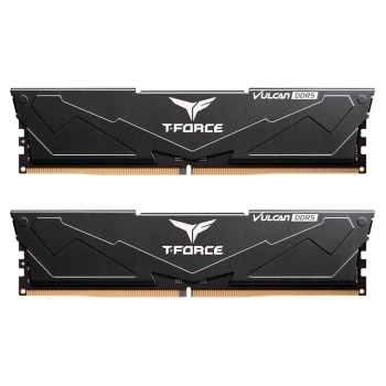 Купить Модуль памяти Team T-Force Vulcan Black DDR5-6000 32GB (2x16GB) (FLBD532G6000HC38ADC01) - фото 1