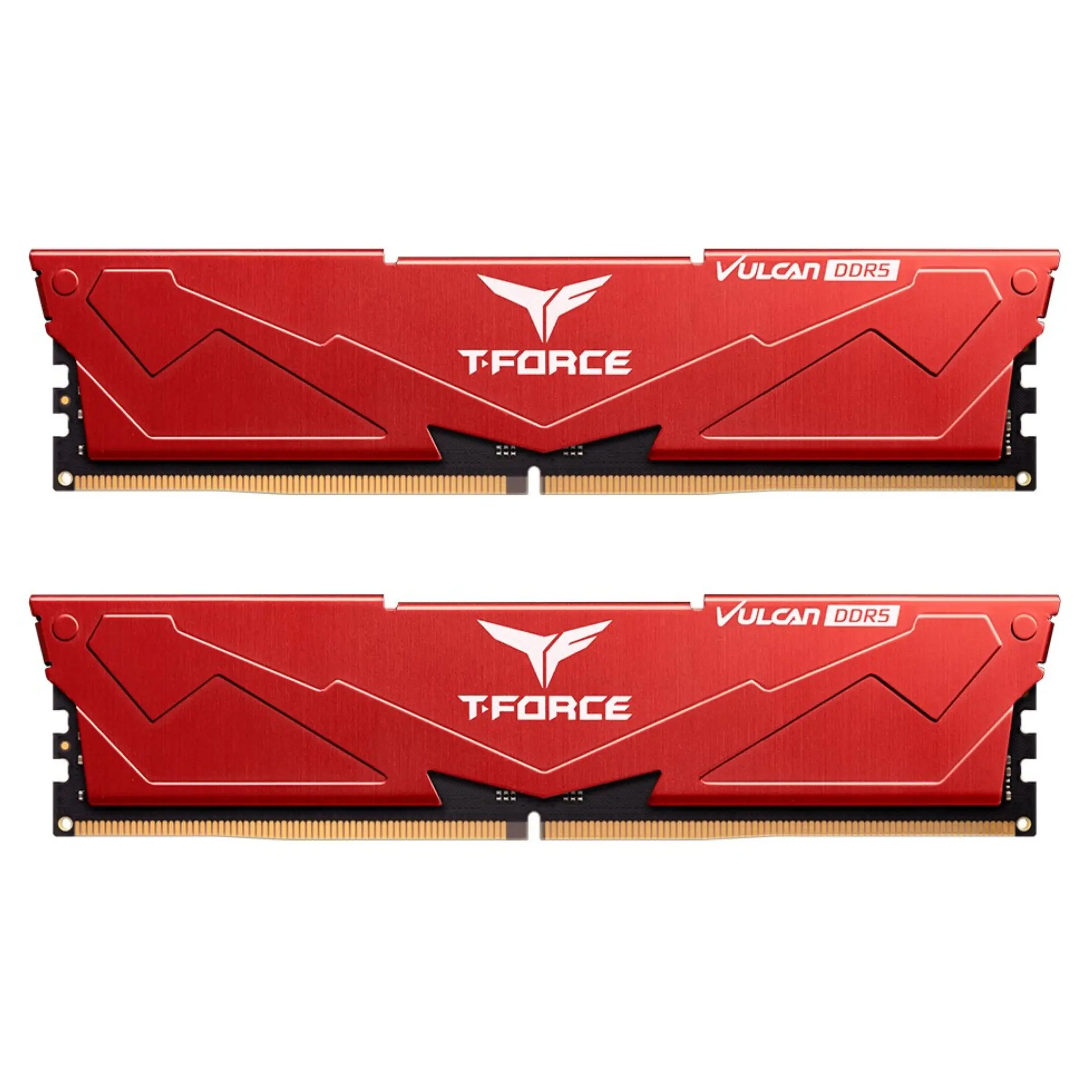 Купить Модуль памяти Team T-Force Vulcan Red DDR5-6000 32GB (2x16GB) (FLRD532G6000HC38ADC01) - фото 1