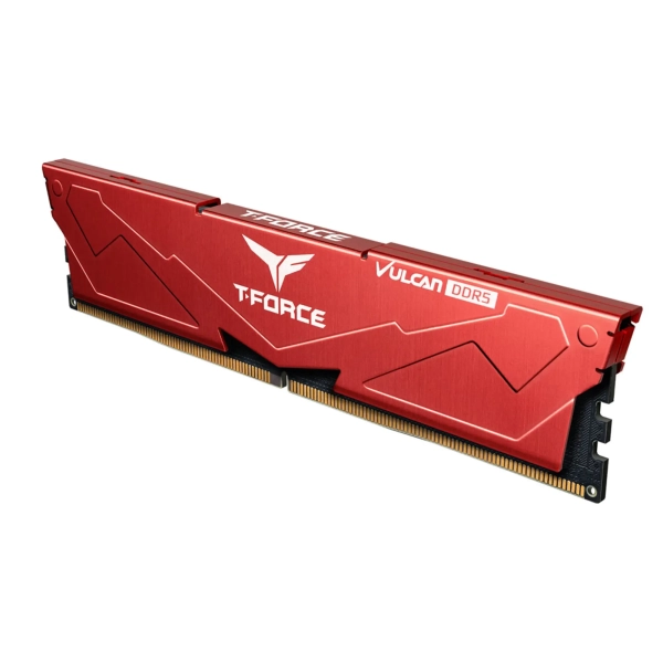 Купить Модуль памяти Team T-Force Vulcan Red DDR5-6000 32GB (2x16GB) (FLRD532G6000HC38ADC01) - фото 2