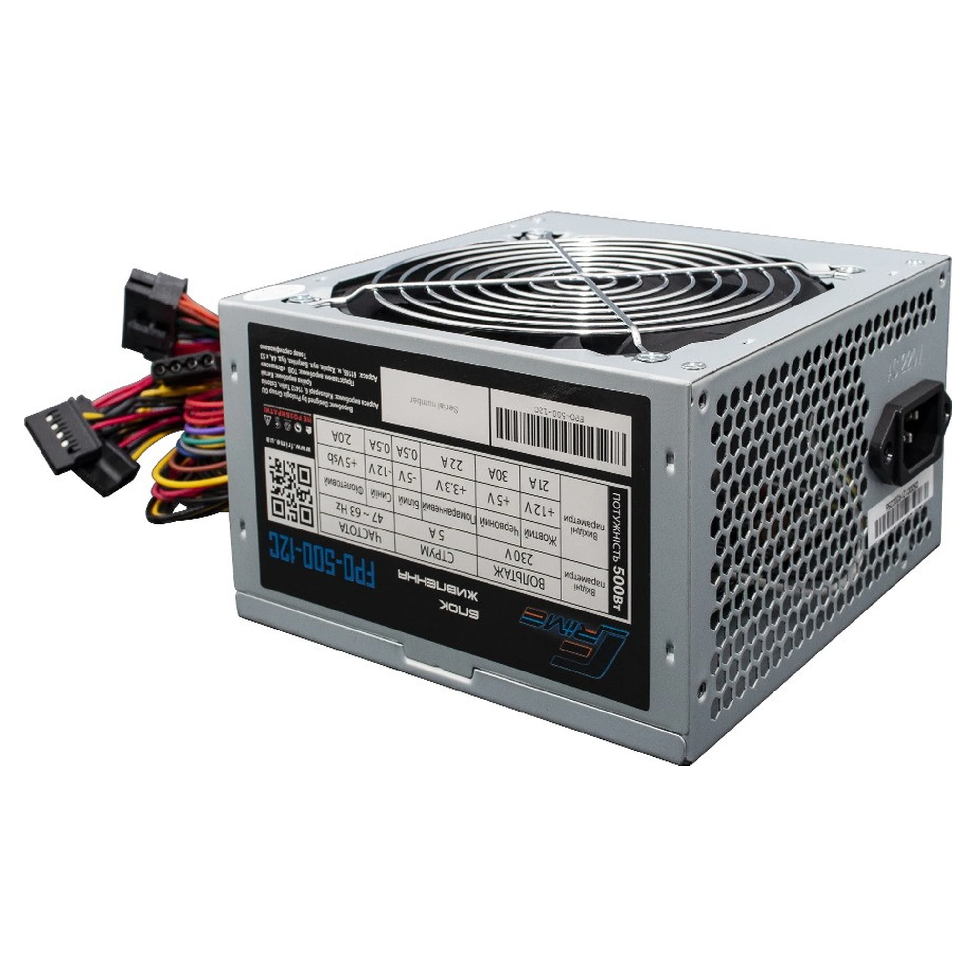 Купити Блок живлення Frime 500W (FPO-500-12C_OEM) - фото 1