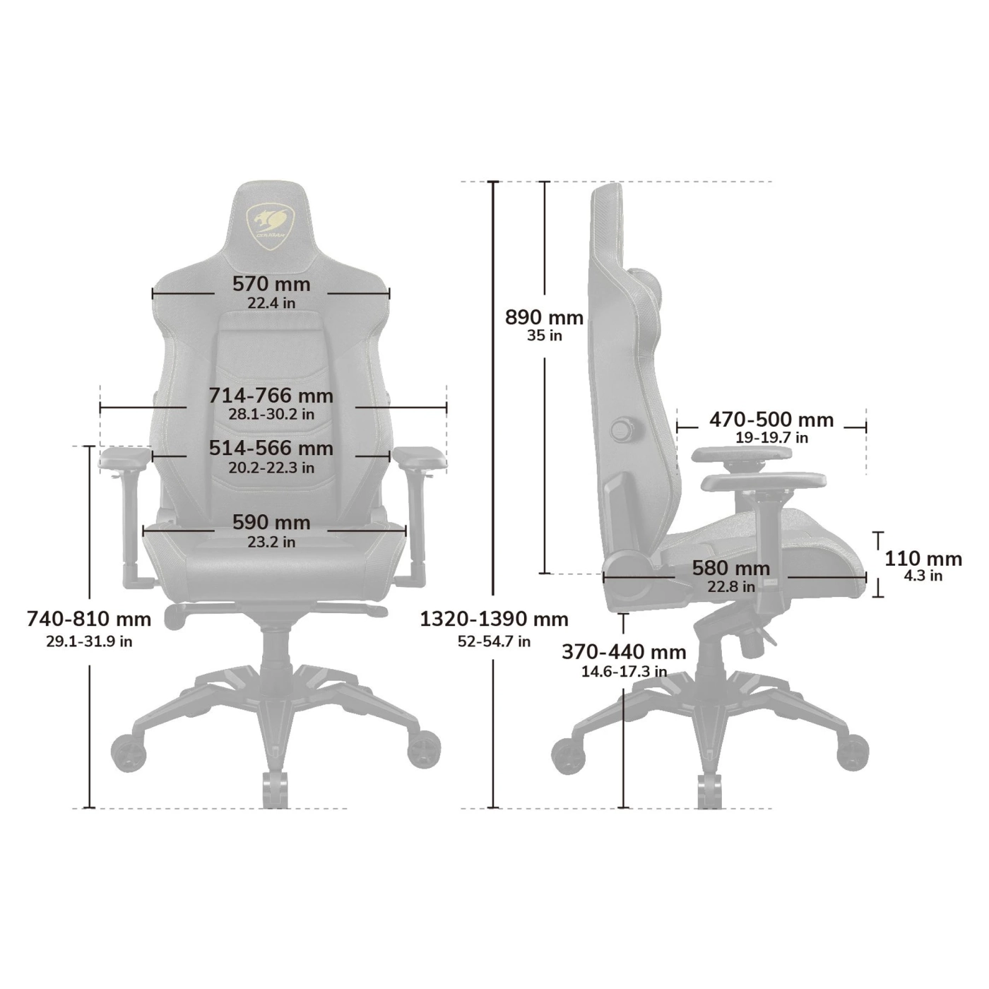Купить Кресло для геймеров Cougar Armor EVO Royal - фото 5