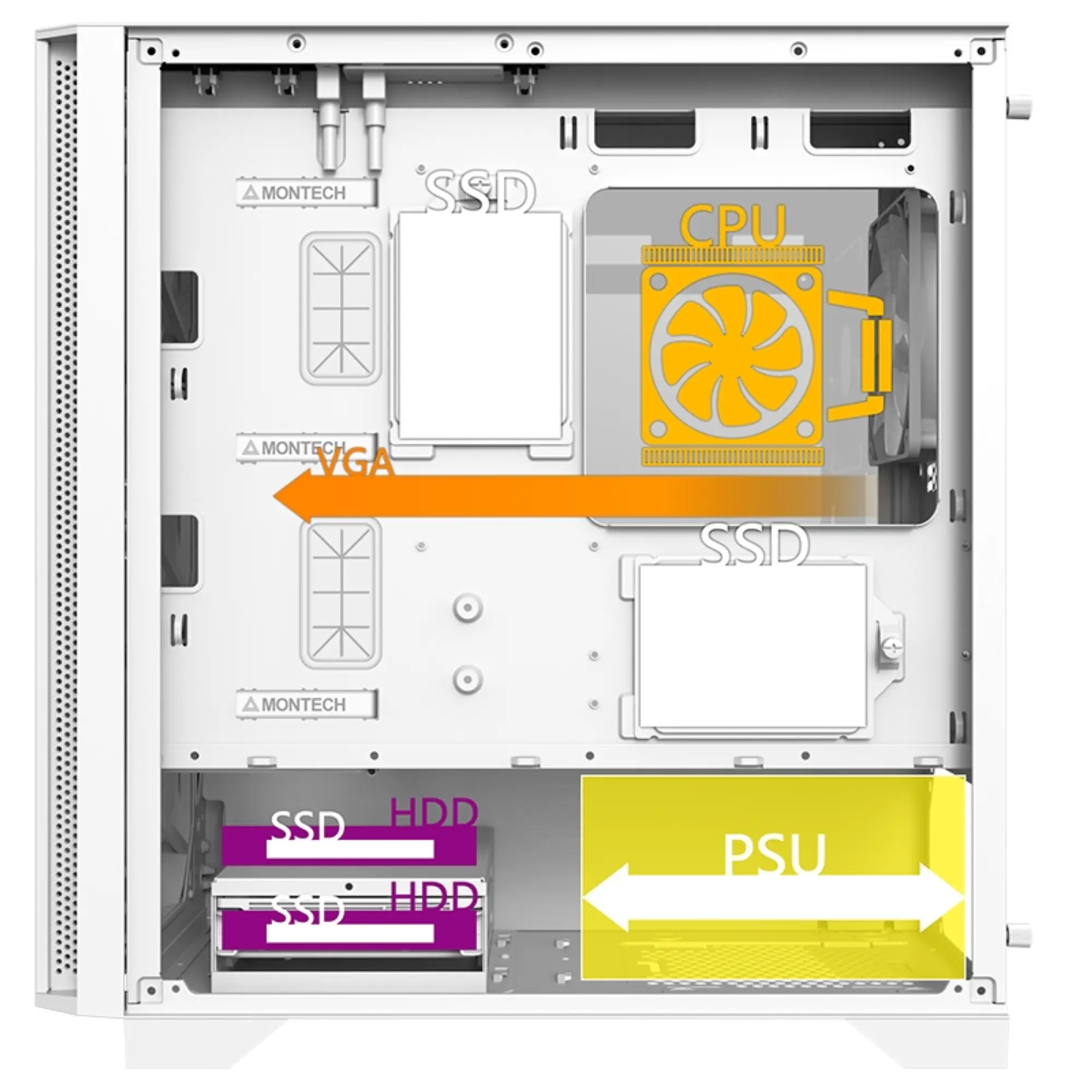 Купить Корпус Montech Air 100 Lite White - фото 12