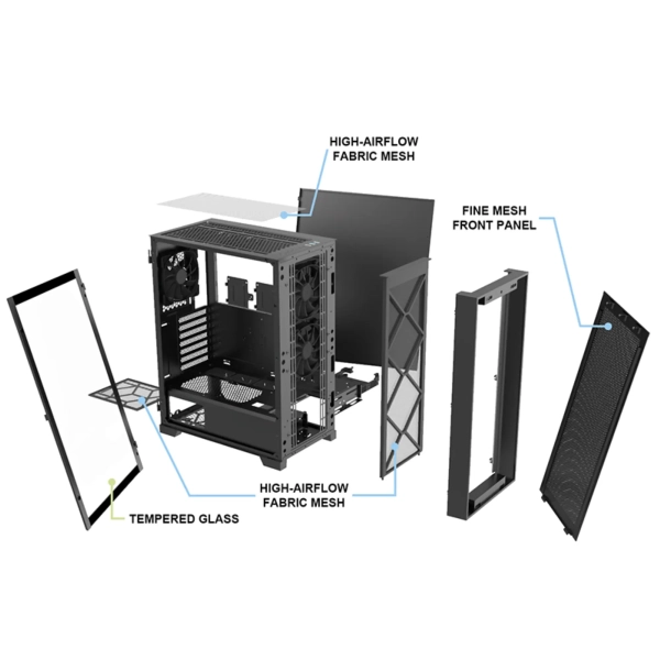 Купить Корпус Montech Air 1000 Lite Black - фото 13
