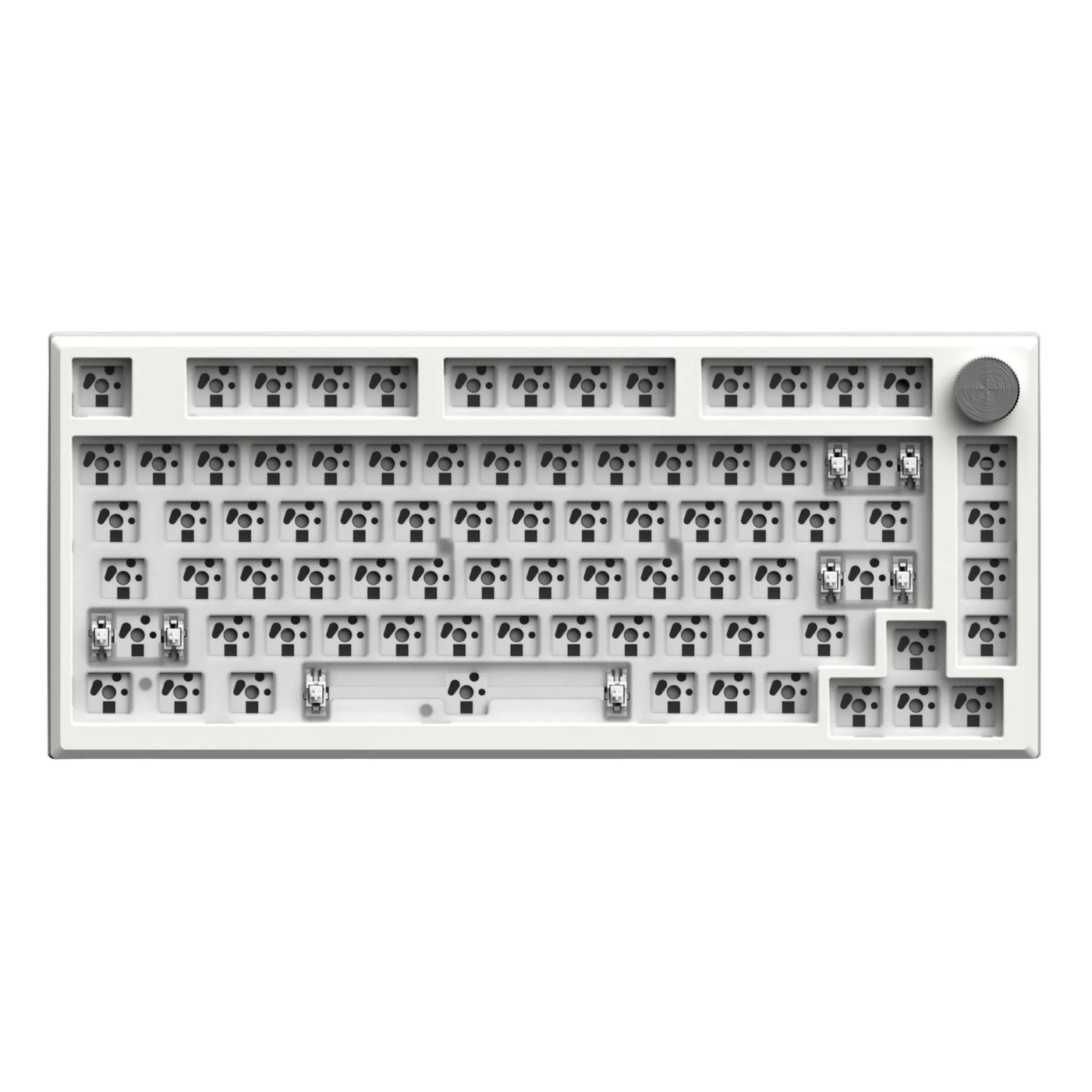 Купить Клавиатура FL ESPORTS DIY-barebone MK750 White Three-Mode (MK750-4247) - фото 1