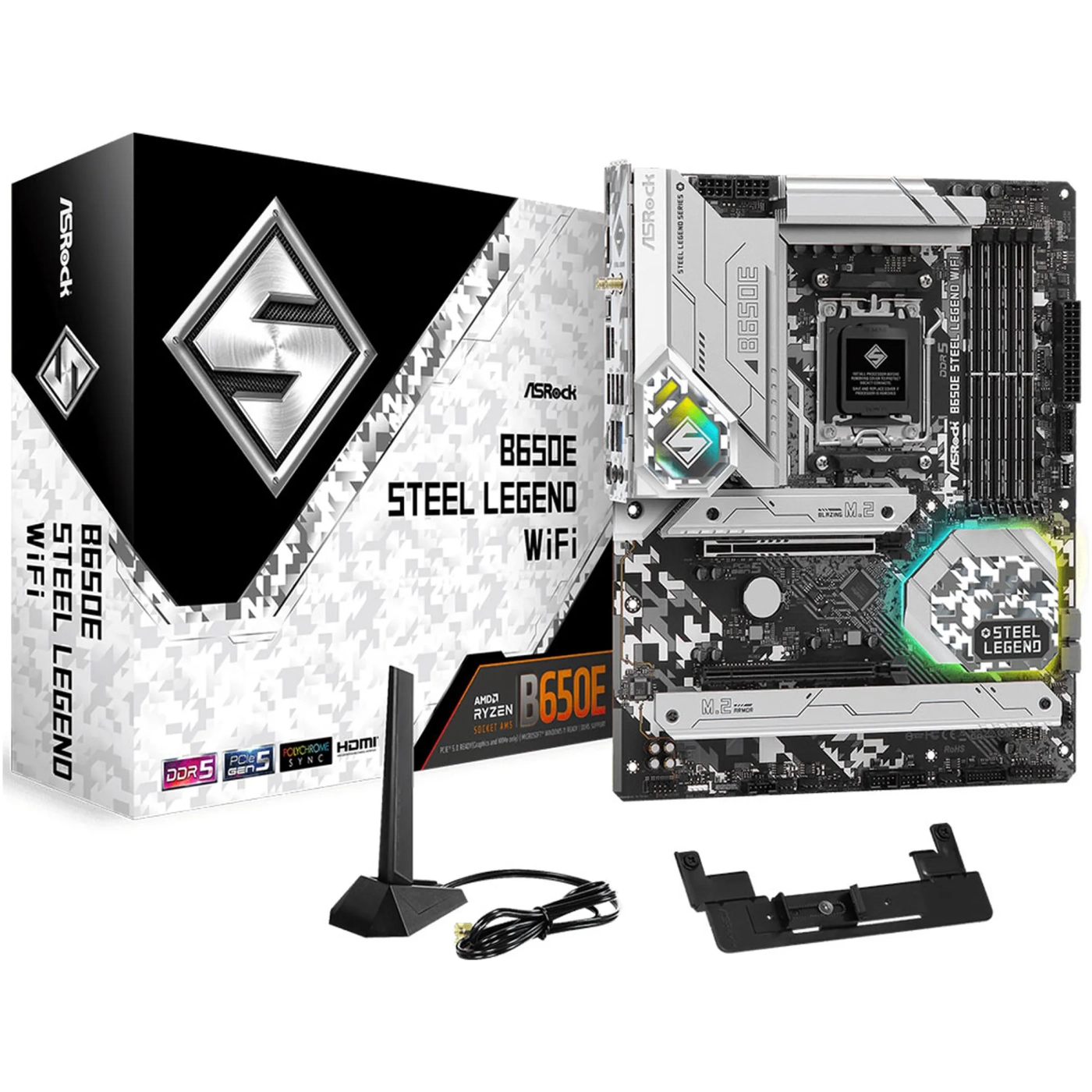 Купить Материнская плата ASRock B650E STEEL LEGEND WIFI - фото 1