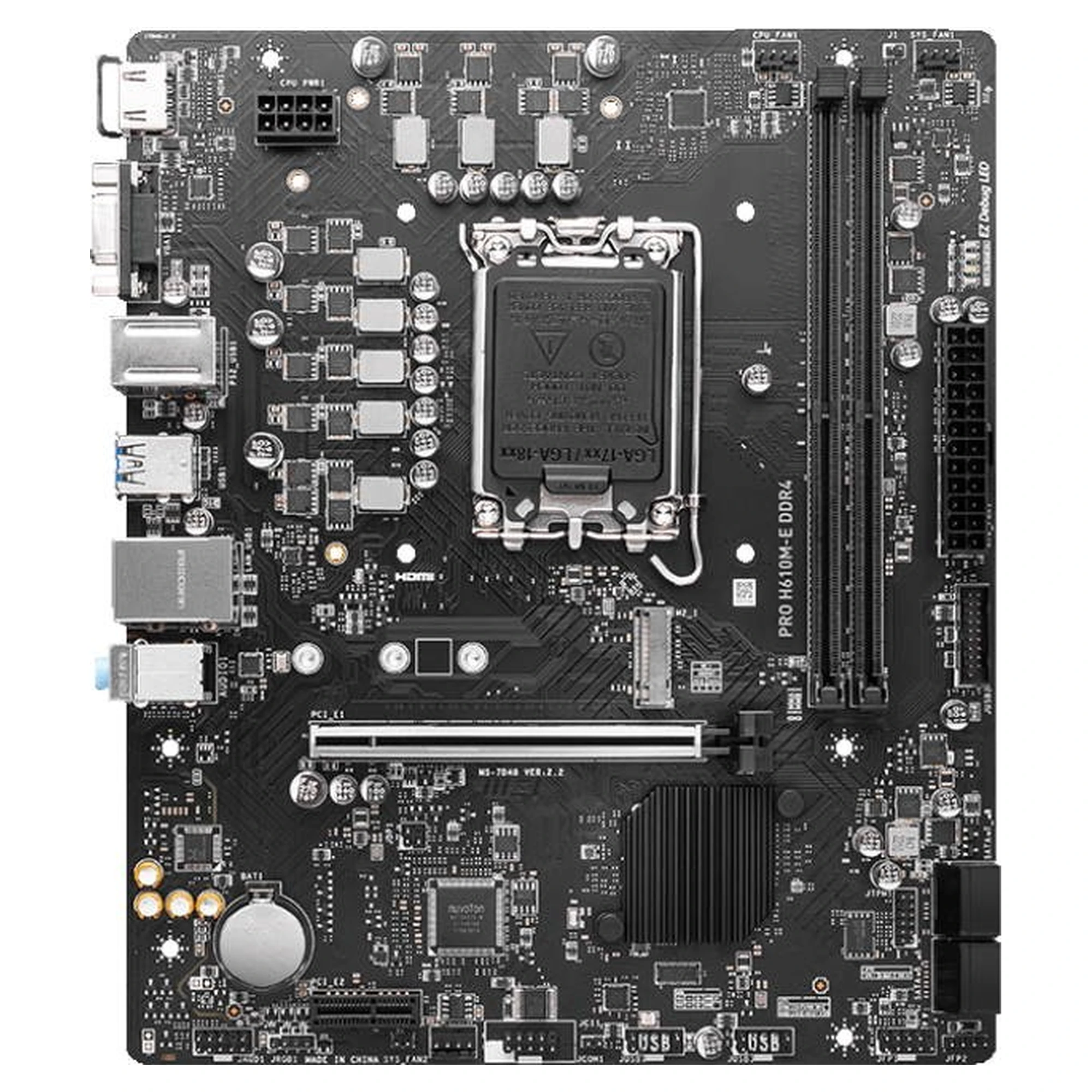 Купить Материнская плата MSI PRO H610M-E D4 - фото 3