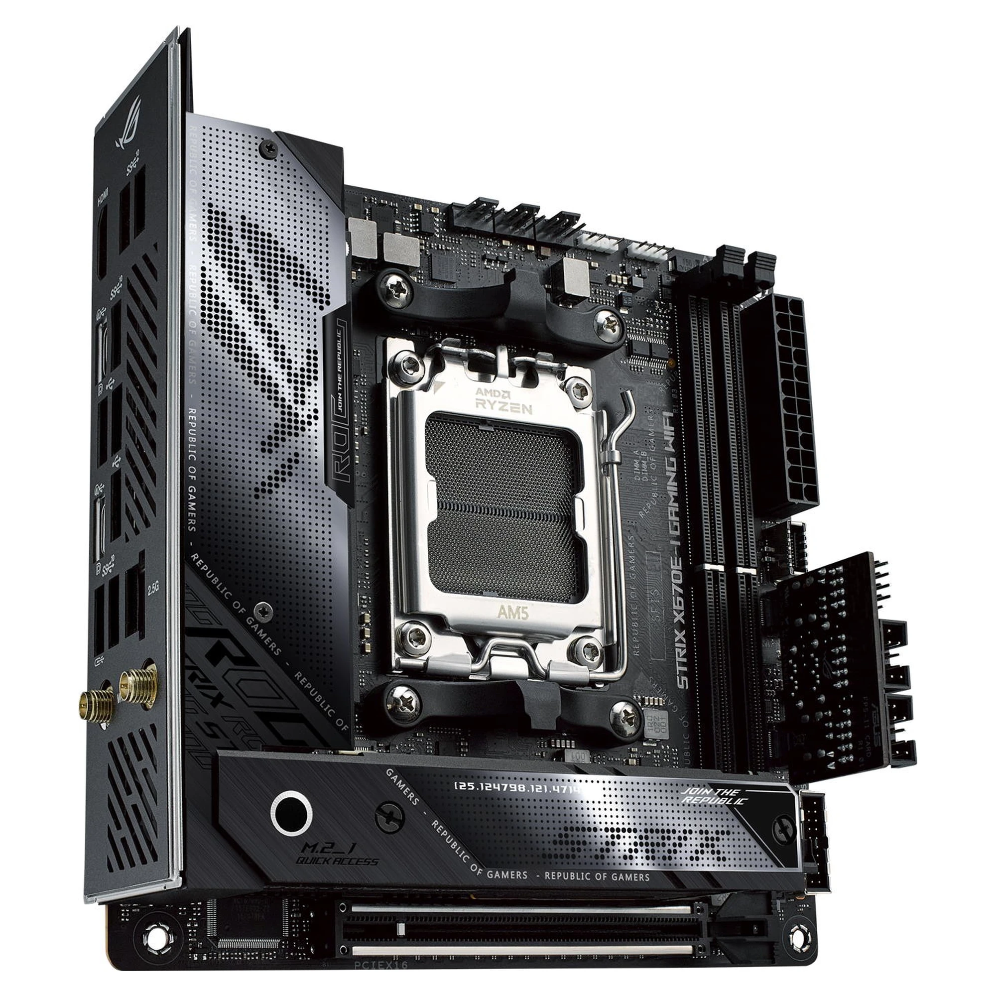 Купить Материнская плата ASUS ROG STRIX X670E-I GAMING WIFI - фото 1