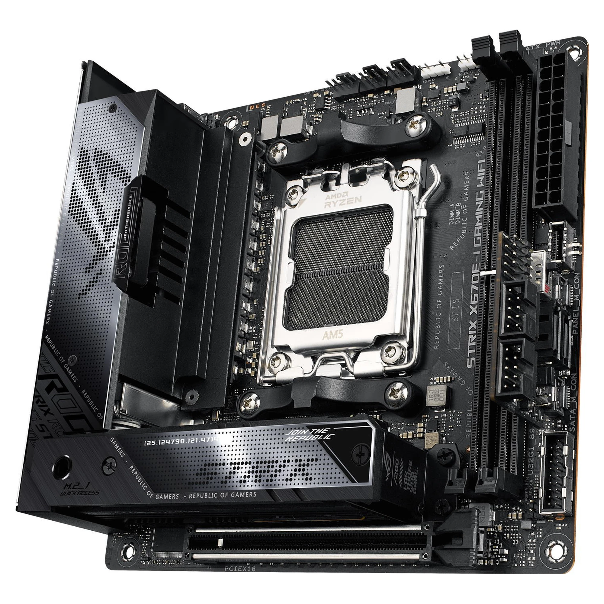 Купить Материнская плата ASUS ROG STRIX X670E-I GAMING WIFI - фото 7