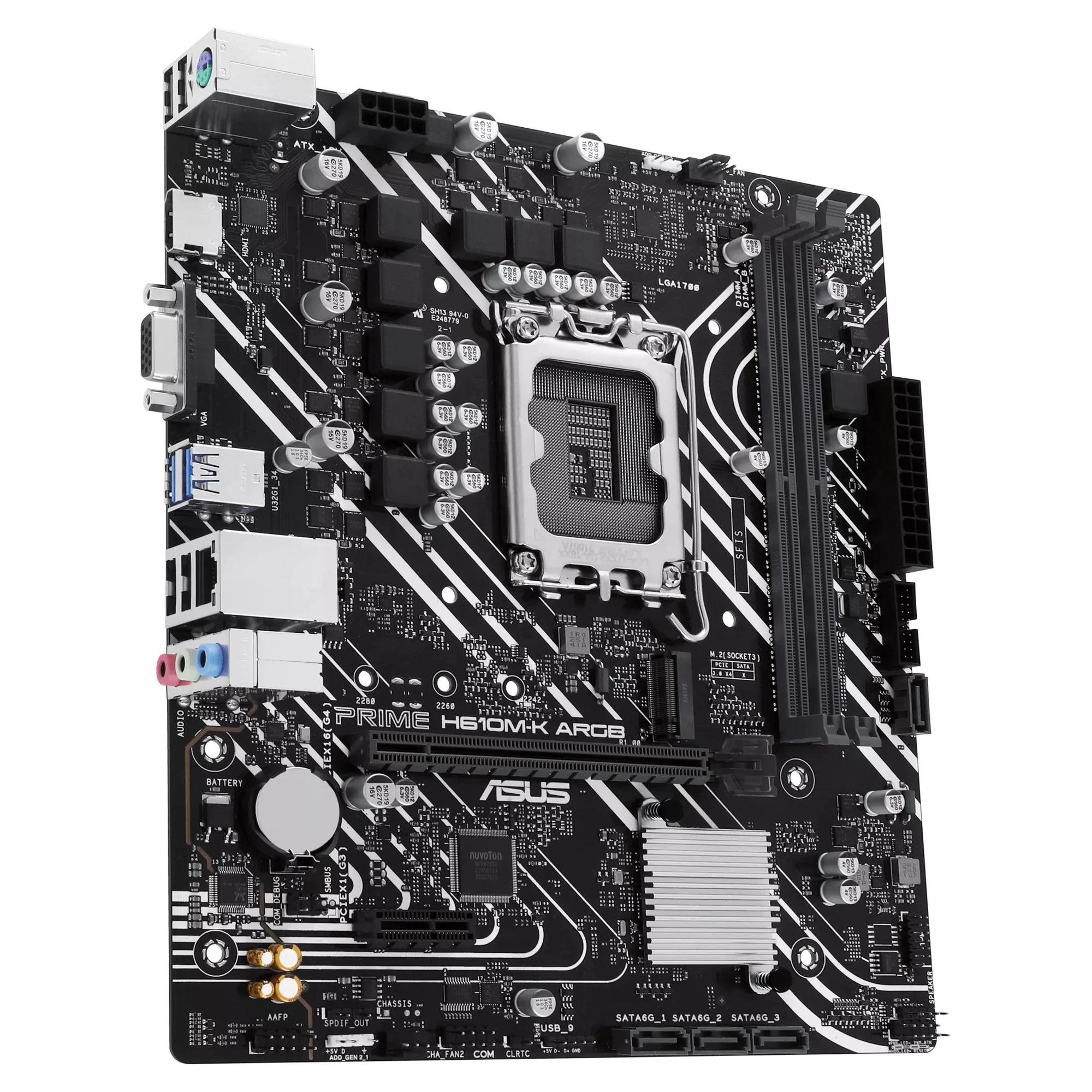 Купить Материнская плата ASUS PRIME H610M-K ARGB - фото 1