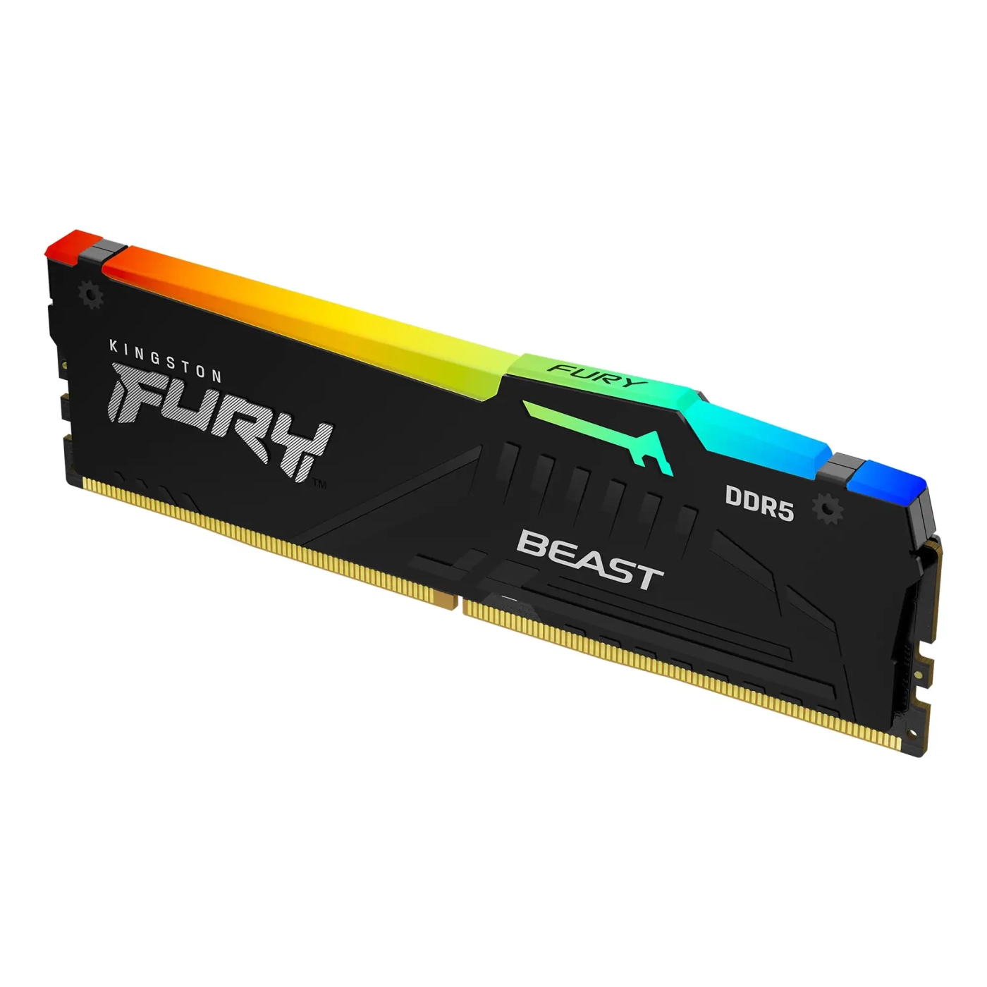 Купить Модуль памяти Kingston Fury Beast Black RGB DDR5-6000 64GB (2x32GB) (KF560C30BBAK2-64) - фото 3