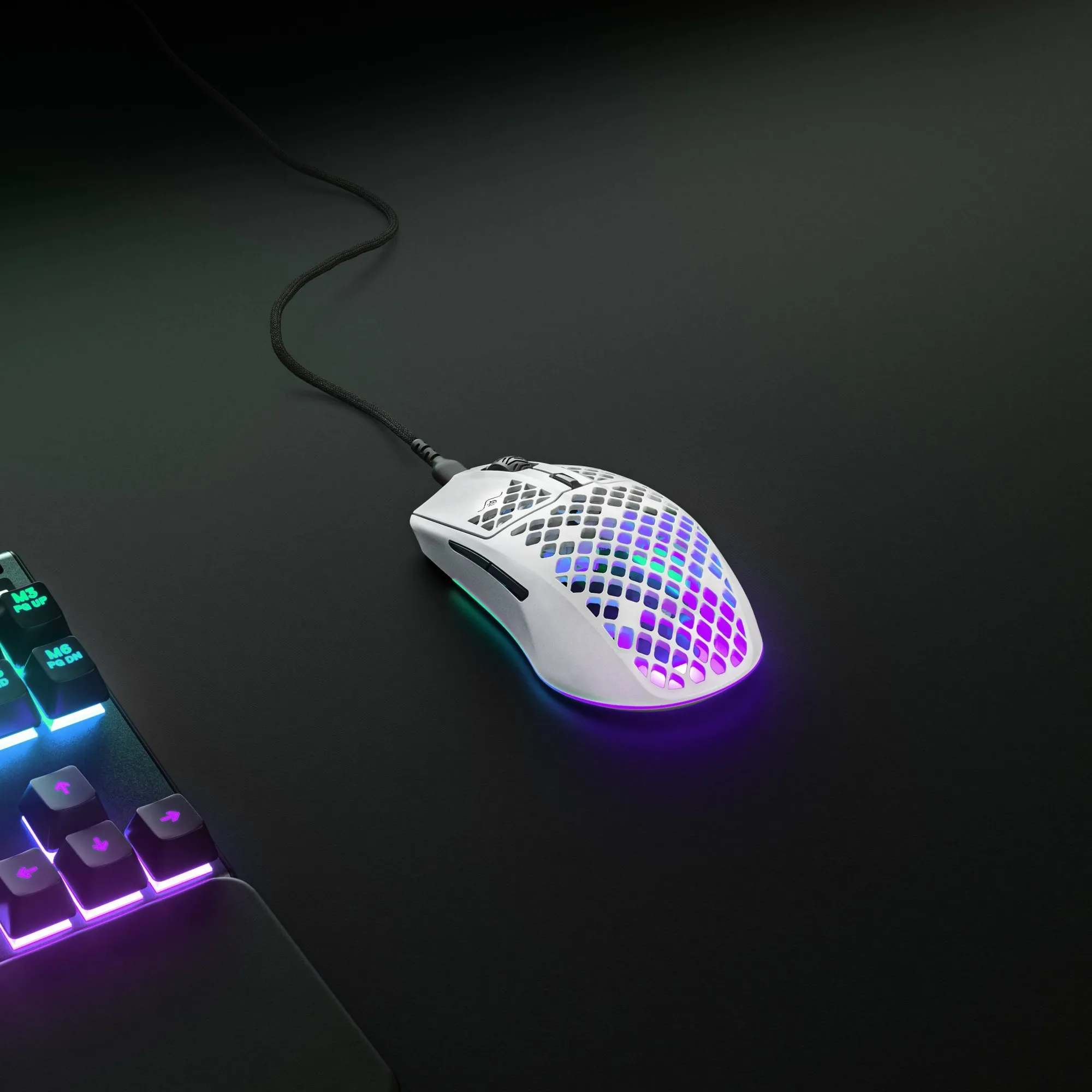 Купить Мышь SteelSeries Aerox 3 White (62603) - фото 5