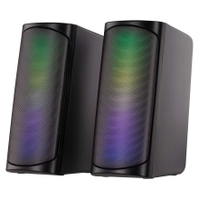 Купить Акустическая система 2E PCS231 RGB Matrix USB Black (2E-PCS231BK) - фото 2