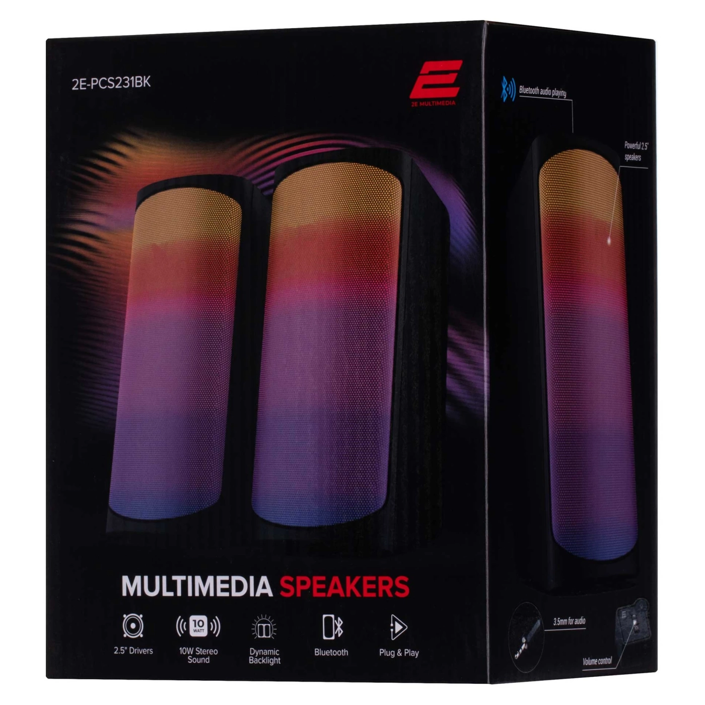 Купить Акустическая система 2E PCS231 RGB Matrix USB Black (2E-PCS231BK) - фото 7