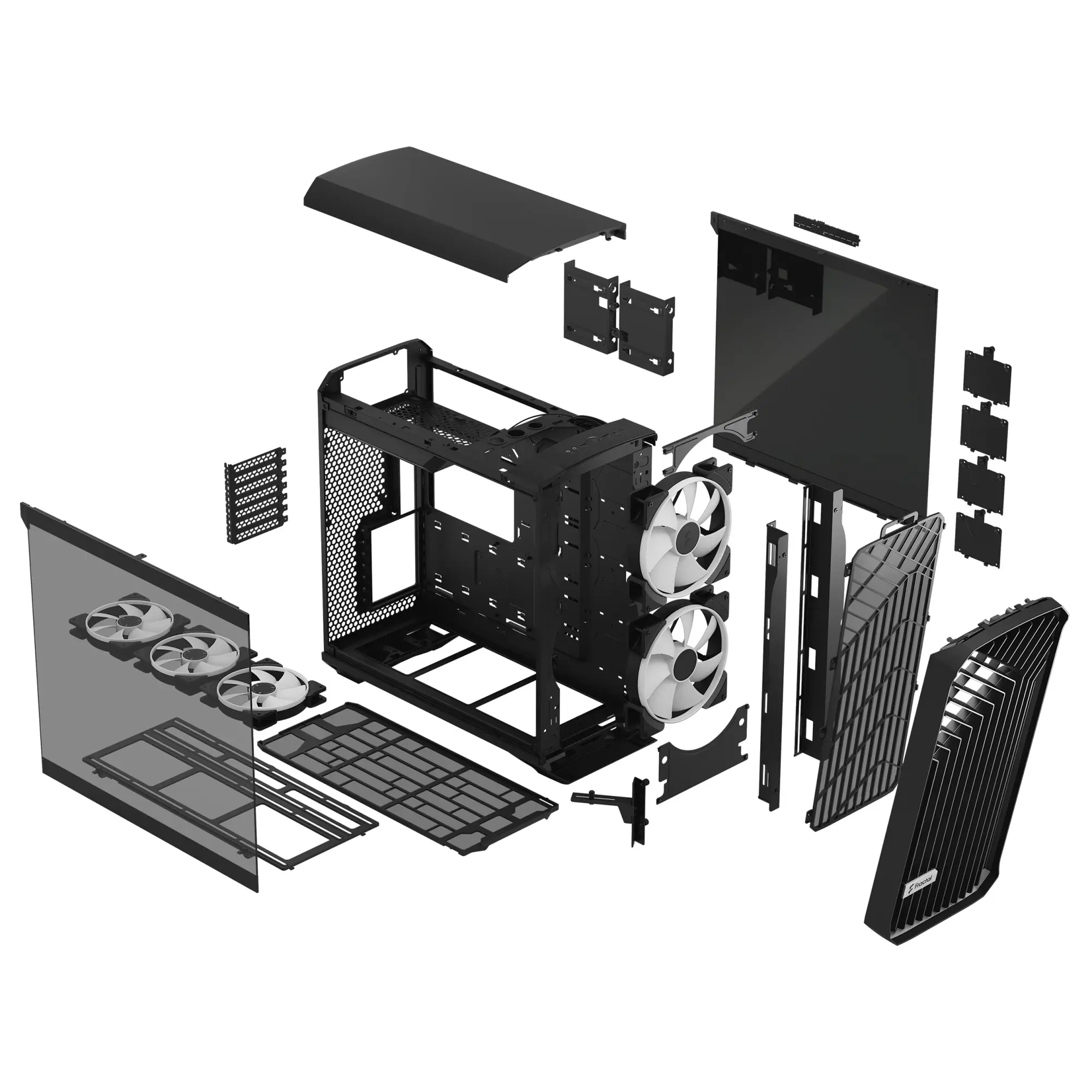 Купить Корпус Fractal Design Torrent RGB Black RGB TG light tint (FD-C-TOR1A-04) - фото 16
