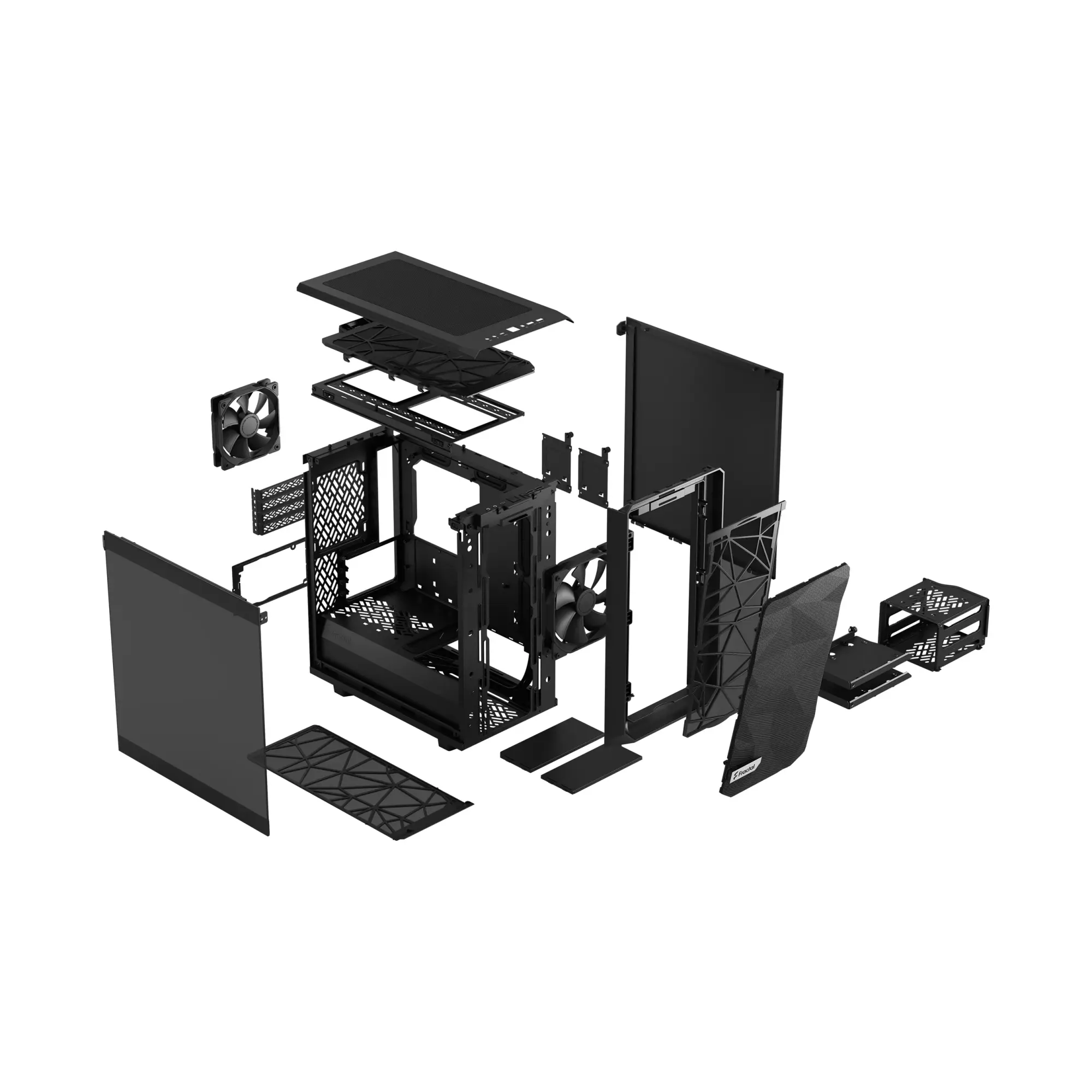 Купить Корпус Fractal Design Meshify 2 Mini Black TG dark tint (FD-C-MES2M-01) - фото 13