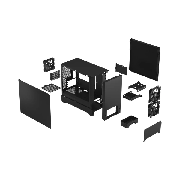 Купить Корпус Fractal Design Pop Mini Silent Black solid (FD-C-POS1M-01) - фото 3