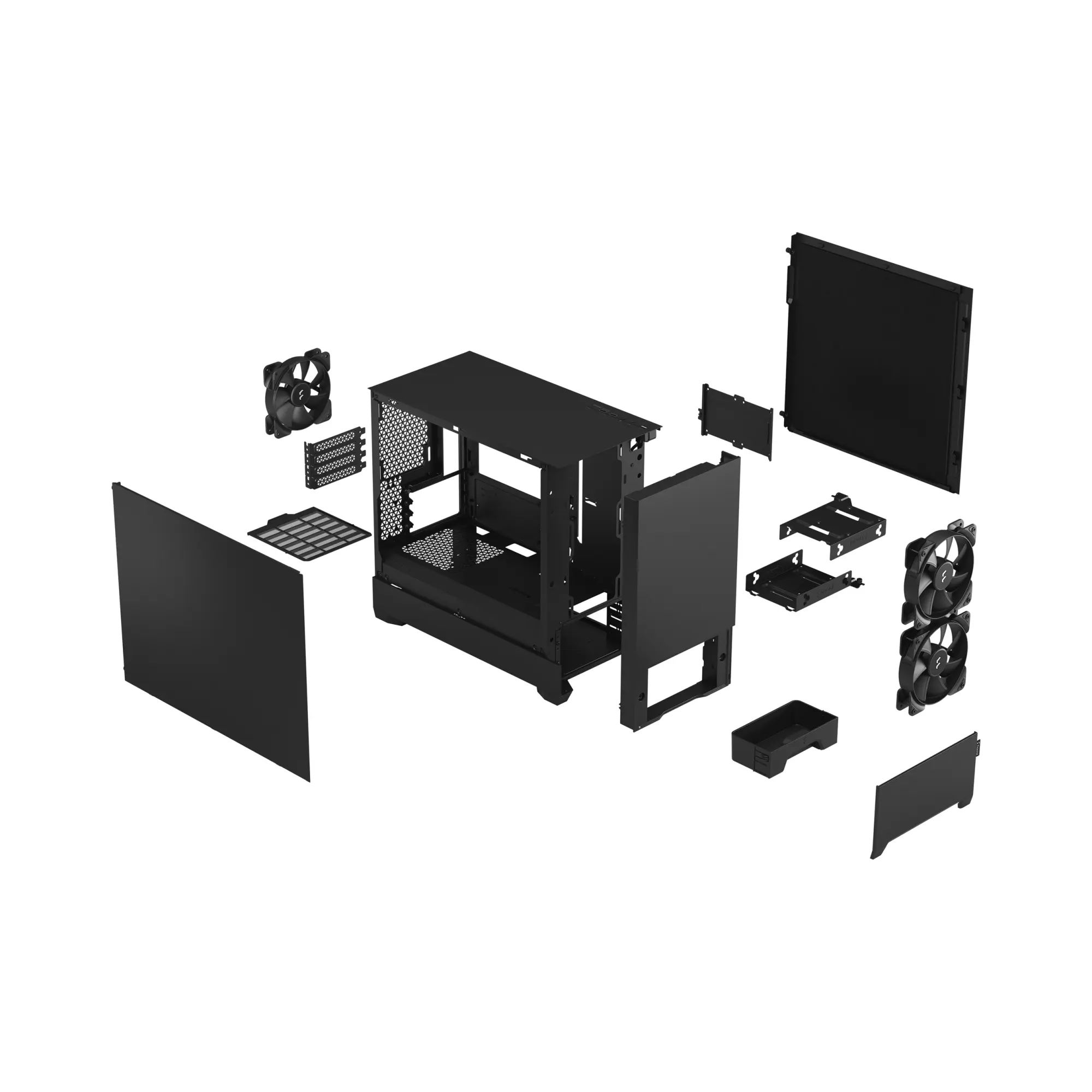 Купить Корпус Fractal Design Pop Mini Silent Black solid (FD-C-POS1M-01) - фото 3