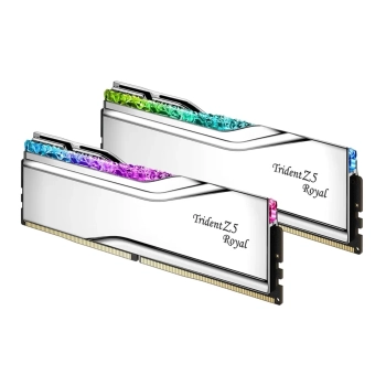 Купить Модуль памяти G.Skill Trident Z5 Royal Silver DDR5-7200 32GB (2x16GB) (F5-7200J3445G16GX2-TR5S) - фото 1