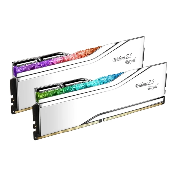 Купити Модуль пам'яті G.Skill Trident Z5 Royal Silver DDR5-7600 32GB (2x16GB) (F5-7600J3646G16GX2-TR5S) - фото 3