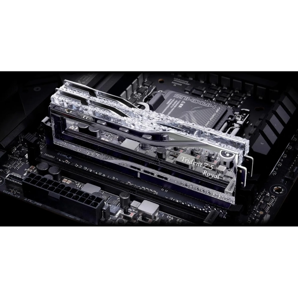 Купити Модуль пам'яті G.Skill Trident Z5 Royal Silver DDR5-7600 32GB (2x16GB) (F5-7600J3646G16GX2-TR5S) - фото 4