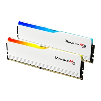 Купить Модуль памяти G.Skill Ripjaws M5 RGB White DDR5-5200 32GB (2x16GB) (F5-5200J4040A16GX2-RM5RW) - фото 1