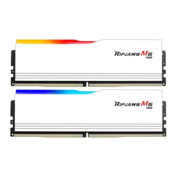 Купить Модуль памяти G.Skill Ripjaws M5 RGB White DDR5-5200 32GB (2x16GB) (F5-5200J4040A16GX2-RM5RW) - фото 2