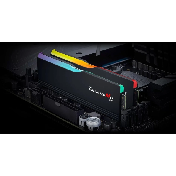 Купити Модуль пам'яті G.Skill Ripjaws M5 RGB Black DDR5-5200 32GB (2x16GB) (F5-5200J4040A16GX2-RM5RK) - фото 5