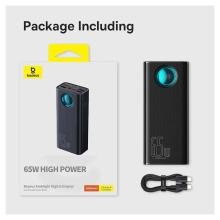 Купити Павербанк УМБ Baseus Amblight Digital Display Fast Charge Power Bank 26800mAh Cluster Black (P10022402113-00) - фото 7