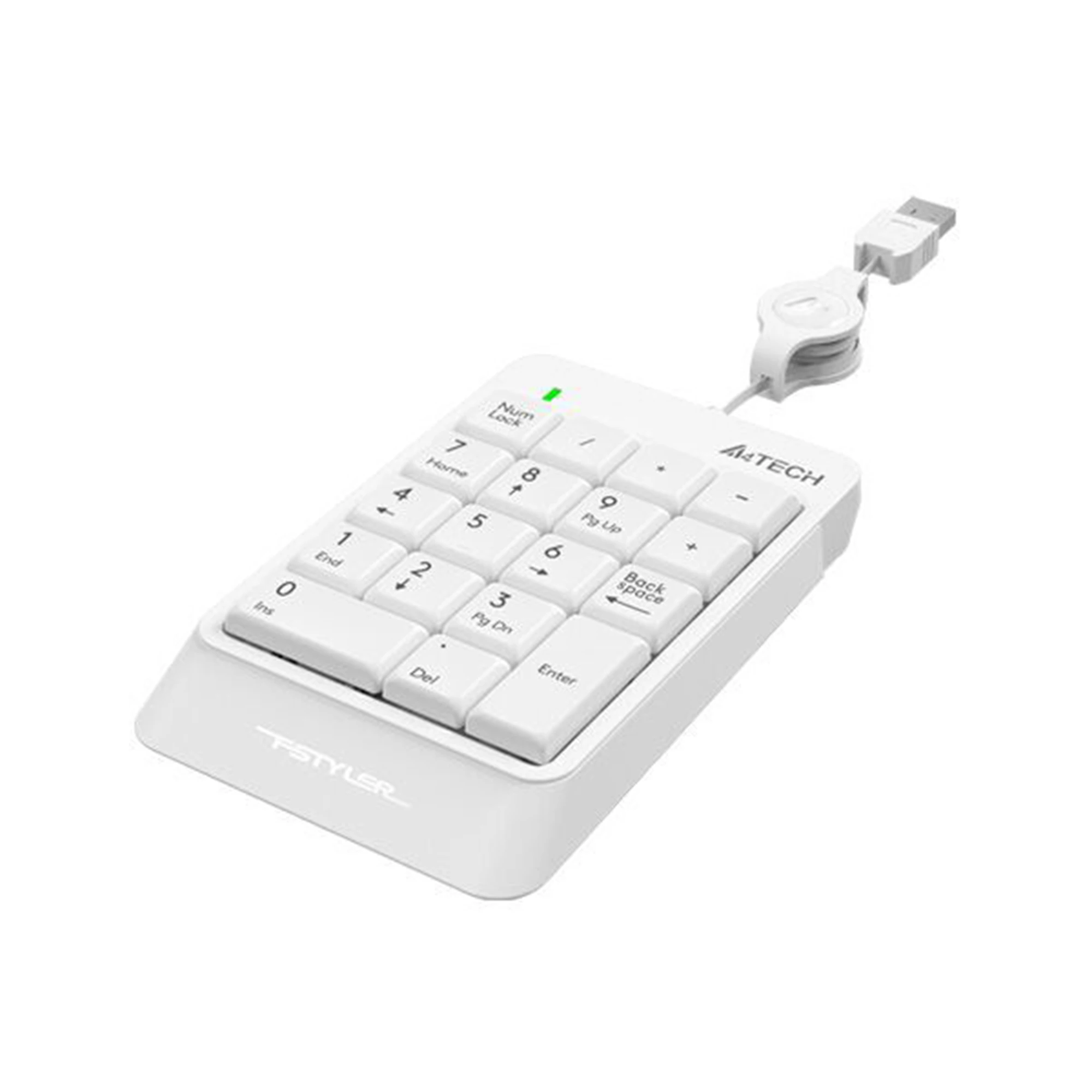 Купить Клавиатура цифровая A4Tech Fstyler FK13 White - фото 2