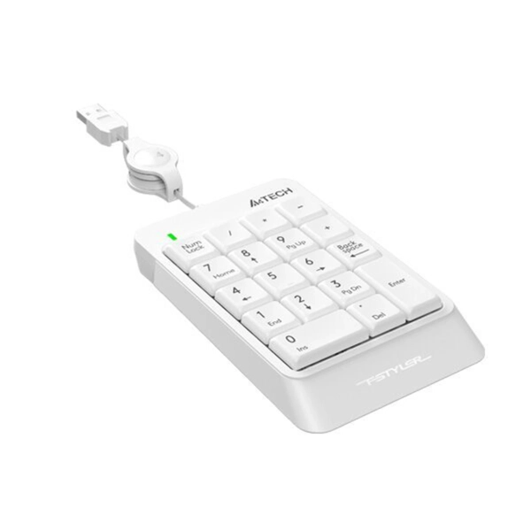 Купить Клавиатура цифровая A4Tech Fstyler FK13 White - фото 3
