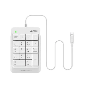 Купить Клавиатура цифровая A4Tech Fstyler FK13P White - фото 1