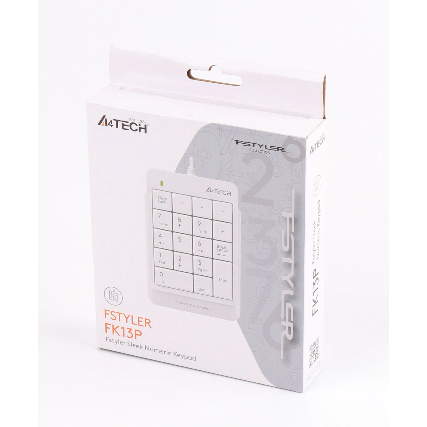 Купить Клавиатура цифровая A4Tech Fstyler FK13P White - фото 5
