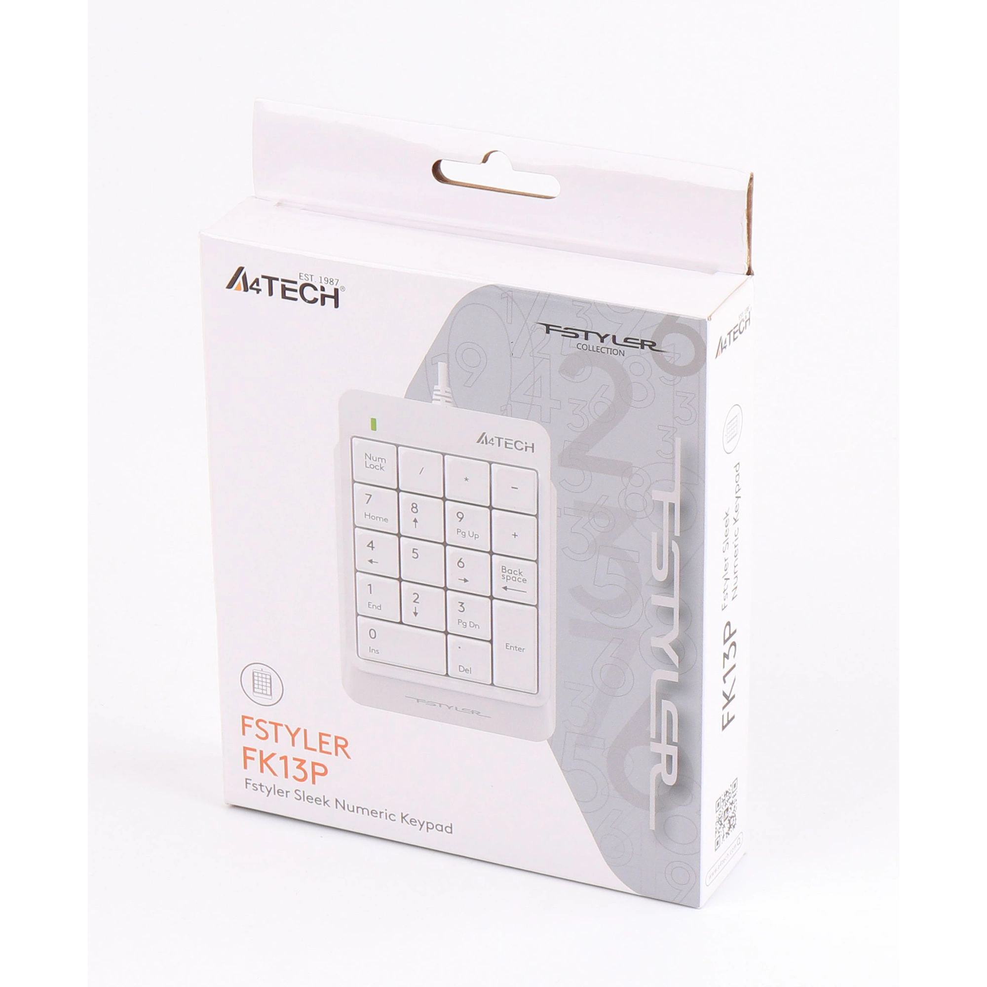 Купить Клавиатура цифровая A4Tech Fstyler FK13P White - фото 5
