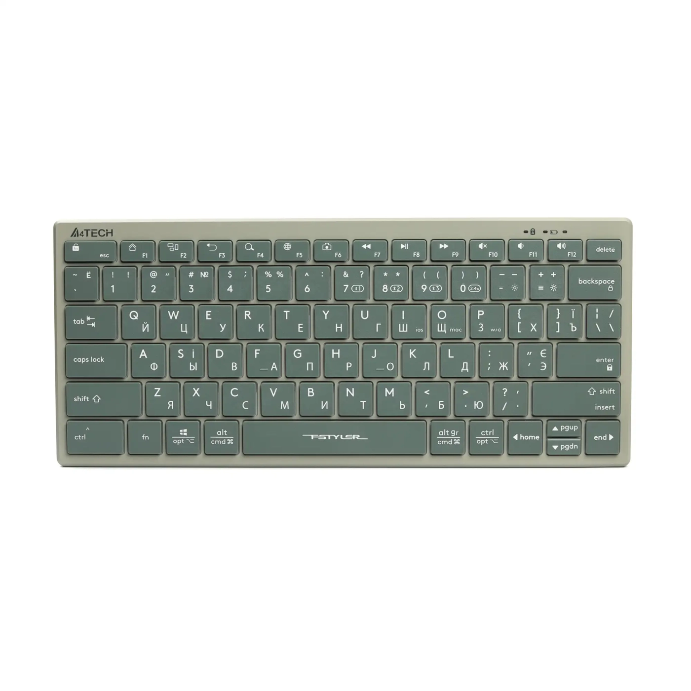 Купить Клавиатура A4Tech Fstyler FBX51C Matcha Green - фото 1